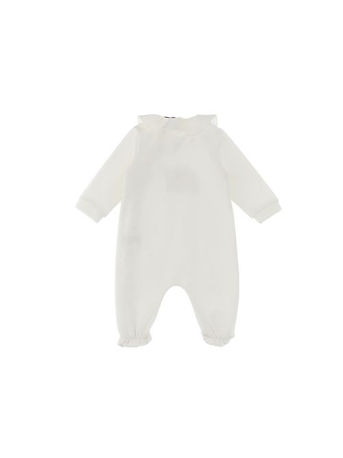 tutina e berretto bambino bianco MOSCHINO KIDS | MDY016LCA80/10063